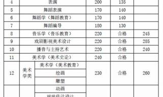 新疆艺术学院分数线